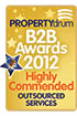 B2B Awards 2012 - High Comended Outsourced Services